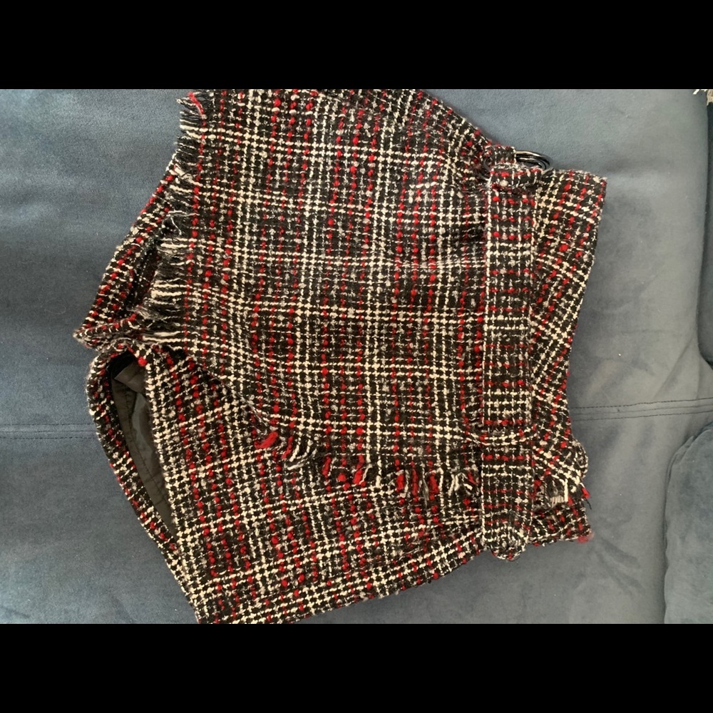 Plaid skort